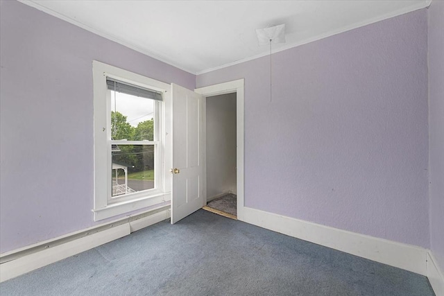 9 Green St, Brookfield, MA 01506 - carpeted spare room featuring ornamental molding and baseboards