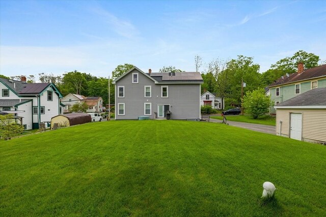 9 Green St, Brookfield, MA 01506 - rear view of house featuring a lawn