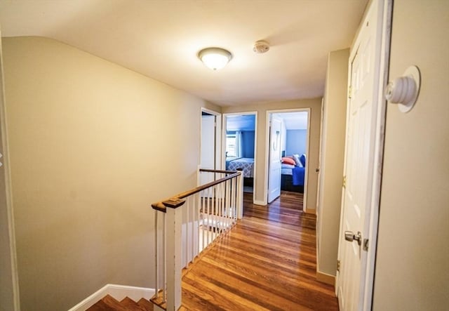 1 Gwinnett St, Boston, MA 02136 - hallway with an upstairs landing and wood finished floors