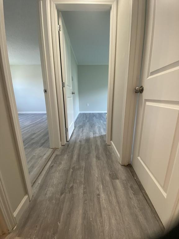 270 Sunderland Rd Unit 11, Worcester, MA 01604 - hall with wood finished floors and baseboards