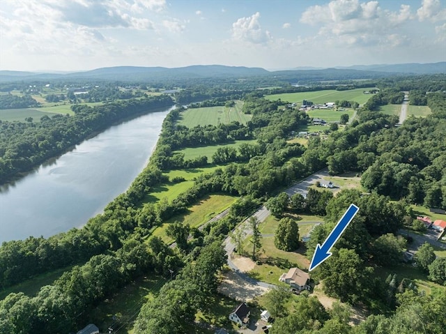 759 Millers Falls Rd, Northfield, MA 01360 - aerial view of property and surrounding area featuring a large body of water and rural landscape
