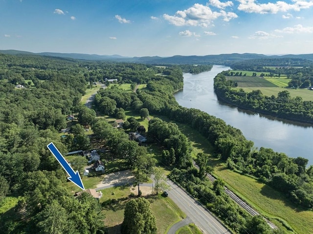759 Millers Falls Rd, Northfield, MA 01360 - drone / aerial view of a water and mountain view