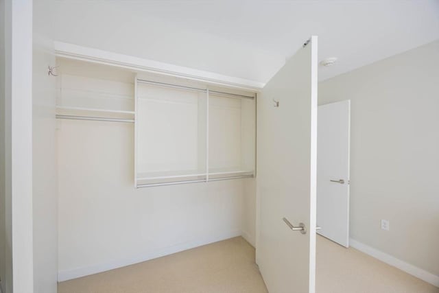 view of closet