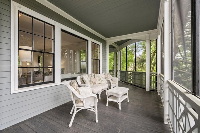 33 Wellington Ln, Belmont, MA 02478 - sunroom featuring plenty of natural light and an outdoor hangout area