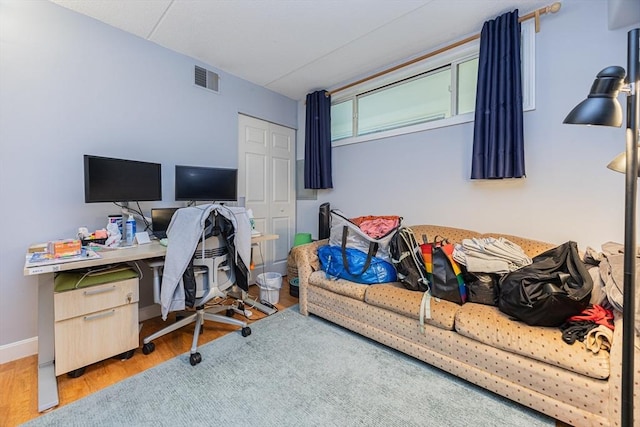 280 Harvard St Unit 1A, Cambridge, MA 02139 - office with wood finished floors and baseboards