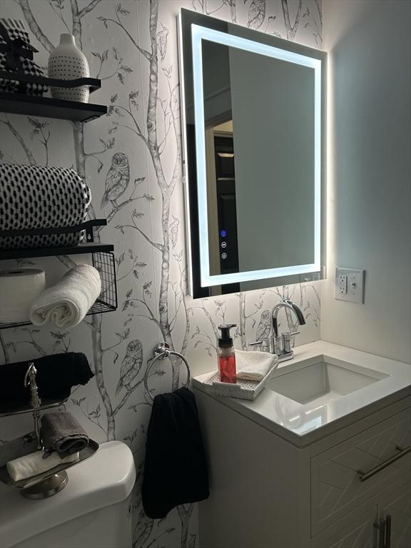 61 Esta Rd, Plymouth, MA 02360 - half bath with toilet and vanity