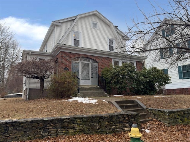 view of front of home