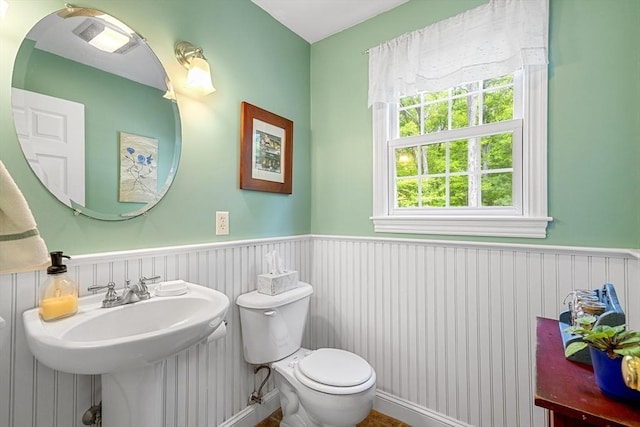53 Arnold Way, Uxbridge, MA 01569 - bathroom with a wainscoted wall