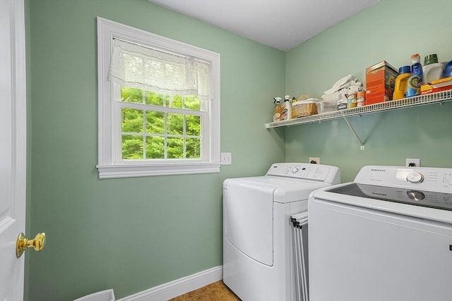 53 Arnold Way, Uxbridge, MA 01569 - washroom with separate washer and dryer