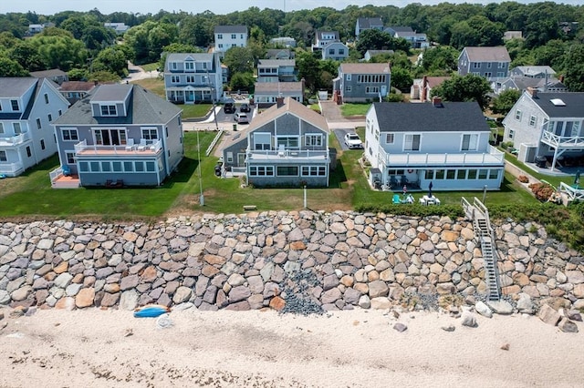 125 Seaview Dr, Plymouth, MA 02360 - birds eye view of property with a residential view