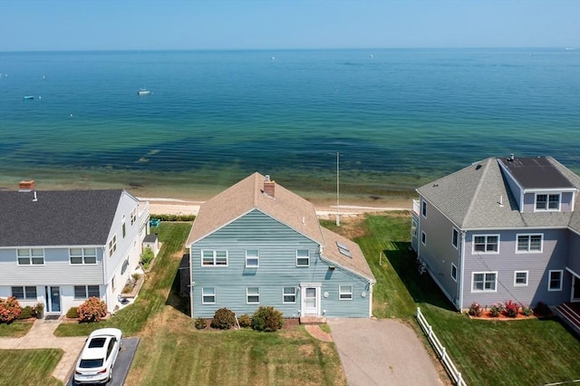 125 Seaview Dr, Plymouth, MA 02360 - aerial view featuring a water view