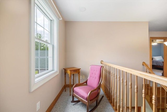 447 Coy Hill Rd, Warren, MA 01083 - sitting room with baseboards and carpet floors