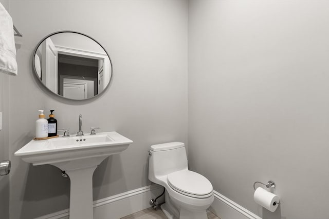 2 Rockwood Ter Unit 2, Newton, MA 02466 - half bathroom with toilet and baseboards