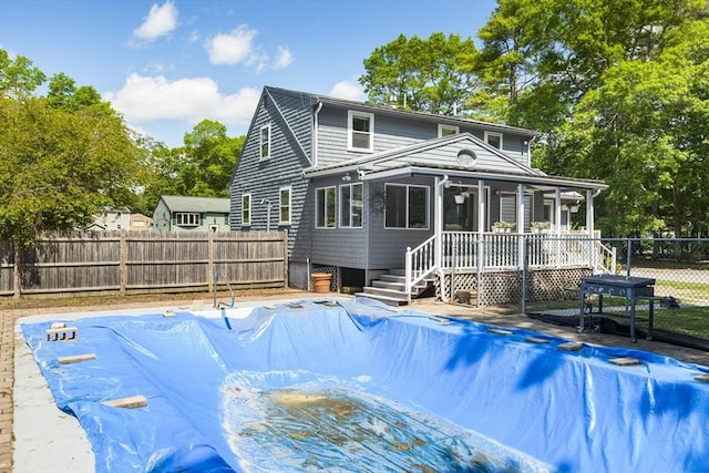 7 Cornish St, Carver, MA 02330 - view of swimming pool with a fenced backyard