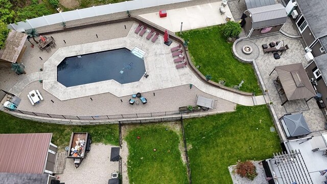 8 New Spencer Rd, Charlton, MA 01507 - view from above of property with a pool