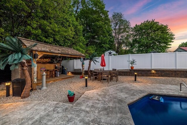 8 New Spencer Rd, Charlton, MA 01507 - view of patio featuring a fenced backyard