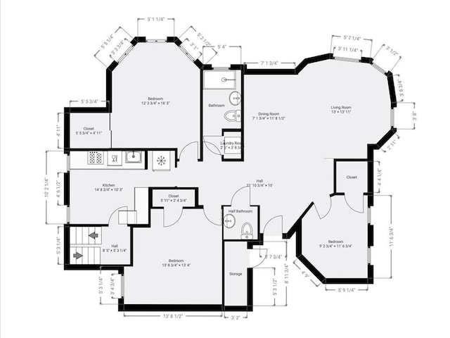 1 Auburn Ct Unit 1, Brookline, MA 02446 - property floor plan