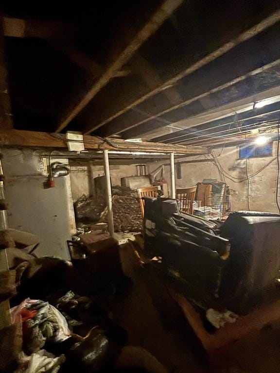 59 Piedmont St, Springfield, MA 01104 - view of unfinished basement
