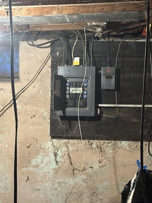 59 Piedmont St, Springfield, MA 01104 - utility room featuring electric panel