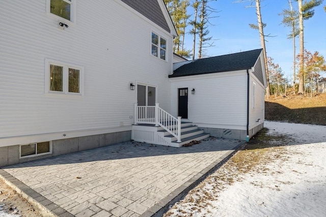 back of house featuring a patio