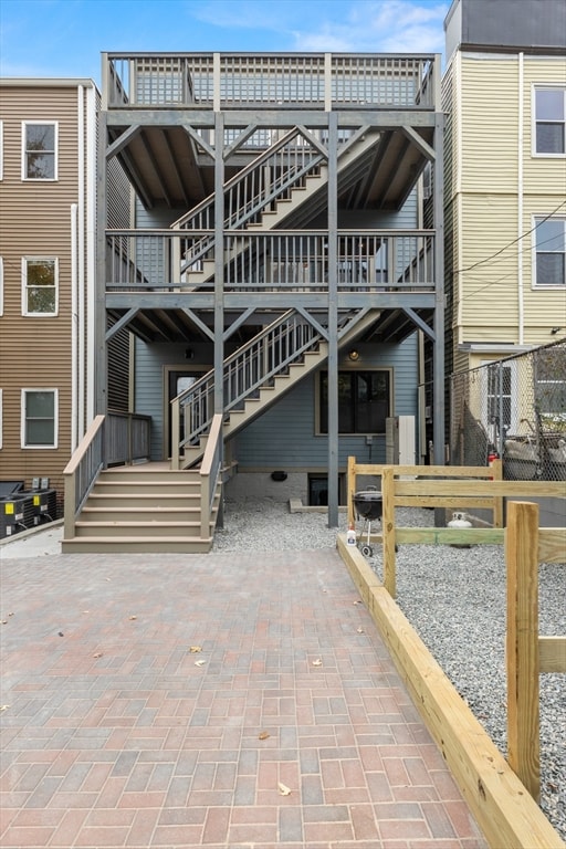 rear view of house with a patio area