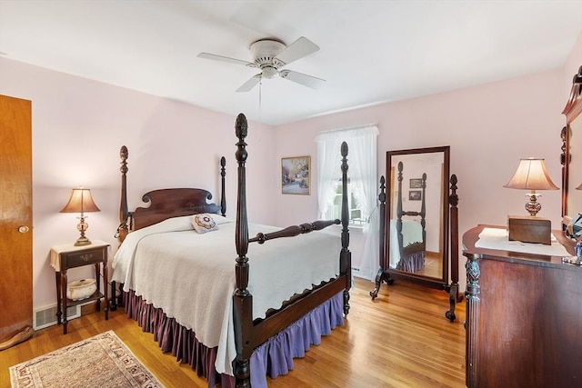 890 Westford St, Lowell, MA 01850 - bedroom featuring light wood-style flooring and ceiling fan