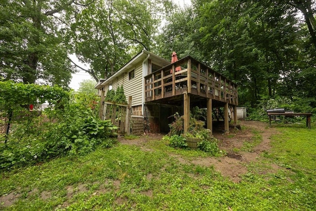 170 Walnut Rd, Wrentham, MA 02093 - back of property featuring a deck and a chimney