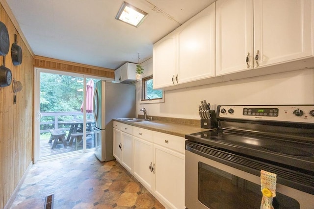 170 Walnut Rd, Wrentham, MA 02093 - kitchen with stainless steel appliances and white cabinetry