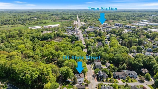 141 State St Unit 2, Newburyport, MA 01950 - drone / aerial view of a heavily wooded area