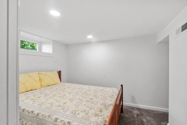 37 Gorham St, Chelmsford, MA 01824 - bedroom with dark colored carpet, recessed lighting, and baseboards