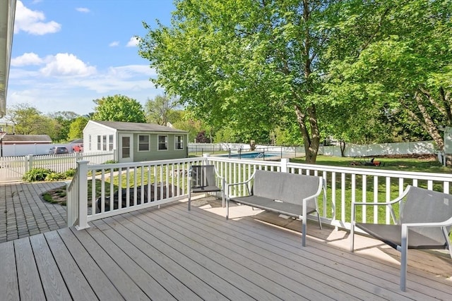 37 Gorham St, Chelmsford, MA 01824 - wooden terrace featuring an outbuilding