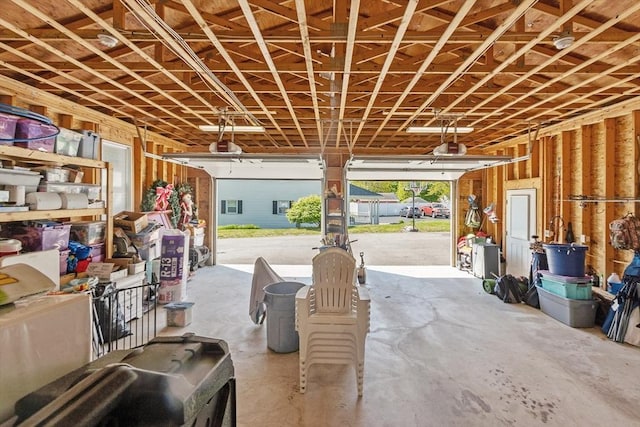 37 Gorham St, Chelmsford, MA 01824 - garage with a garage door opener