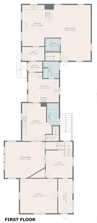 7 Prospect St, Woburn, MA 01801 - property floor plan