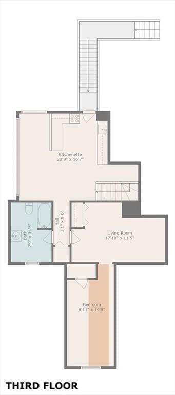 7 Prospect St, Woburn, MA 01801 - floor plan / room layout