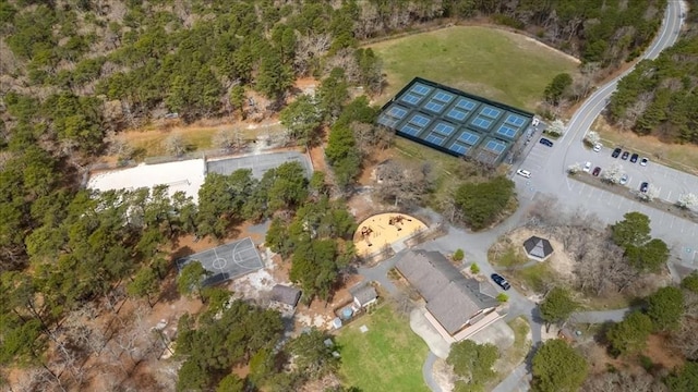drone / aerial view