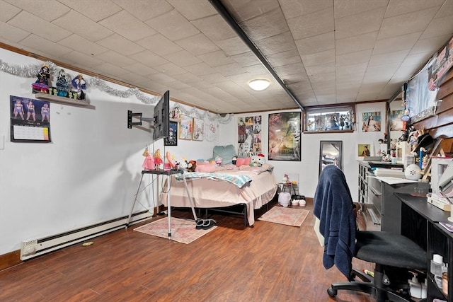 73 Lincoln Ave, Saugus, MA 01906 - bedroom featuring baseboard heating and wood finished floors