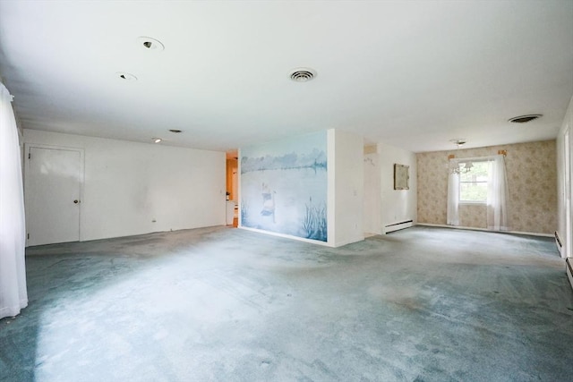 33 Page Rd, North Attleboro, MA 02760 - carpeted spare room featuring a baseboard radiator and baseboards