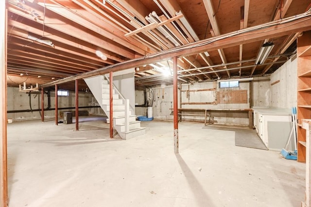 33 Page Rd, North Attleboro, MA 02760 - basement featuring stairway
