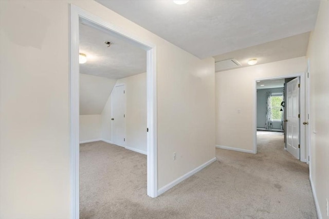 29 Balcomb St Unit 29, Salem, MA 01970 - corridor featuring carpet, baseboards, and lofted ceiling