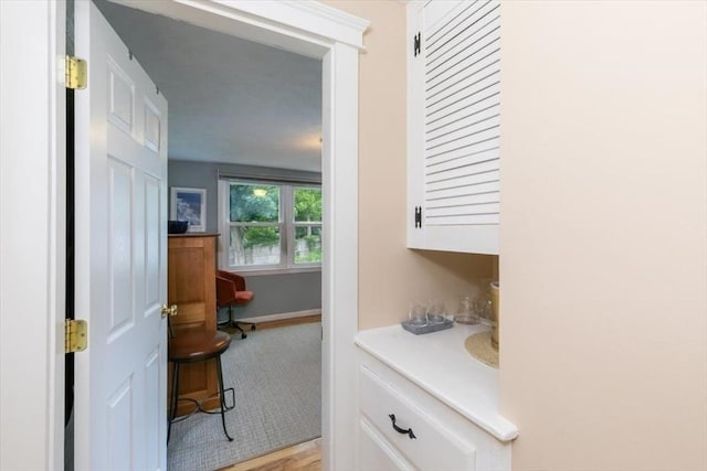 38 Pasho St, Andover, MA 01810 - corridor with baseboards and light wood-type flooring