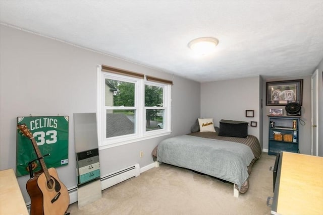 38 Pasho St, Andover, MA 01810 - bedroom featuring a baseboard radiator and light carpet
