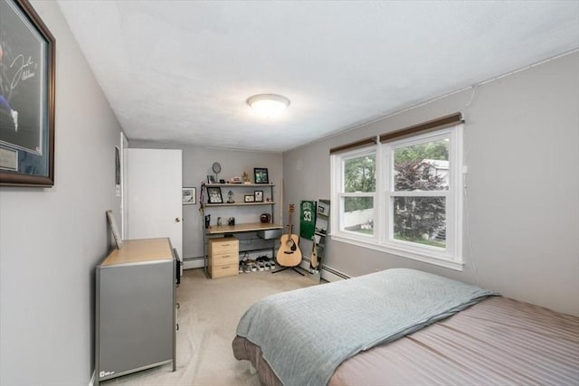 38 Pasho St, Andover, MA 01810 - bedroom with light carpet and a baseboard heating unit
