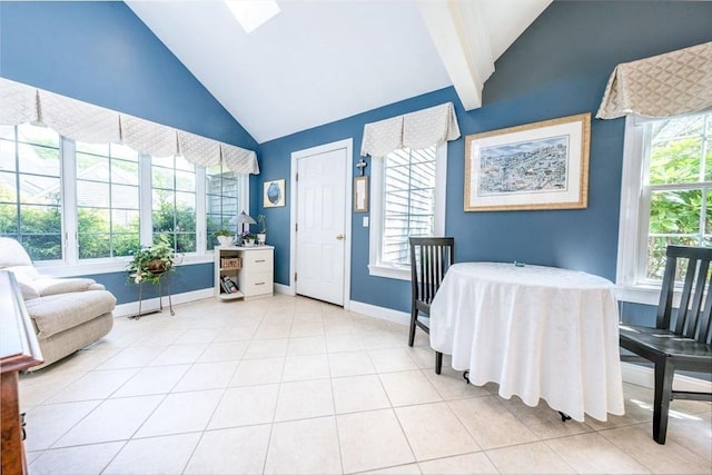 38 Gold Leaf, Mashpee, MA 02649 - dining space featuring healthy amount of natural light and light tile patterned flooring