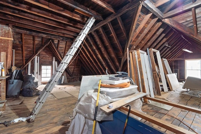 41 Edwards St, Southbridge, MA 01550 - view of unfinished attic