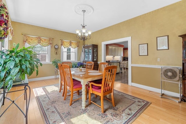41 Edwards St, Southbridge, MA 01550 - dining room featuring a chandelier and wood finished floors