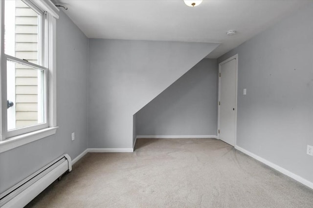 88 Cocasset St Unit 1, Foxboro, MA 02035 - carpeted spare room featuring a baseboard radiator and baseboards