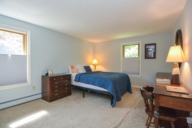 26 Kittredge St, Walpole, MA 02081 - bedroom featuring a baseboard heating unit and carpet