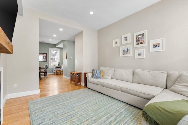 161 I St Unit 1, Boston, MA 02127 - living room with light wood finished floors and recessed lighting