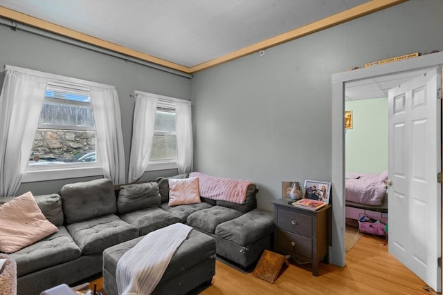 399 Bank St, Fall River, MA 02720 - living area featuring light wood finished floors