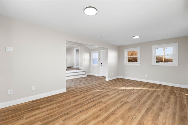 interior space featuring hardwood / wood-style flooring